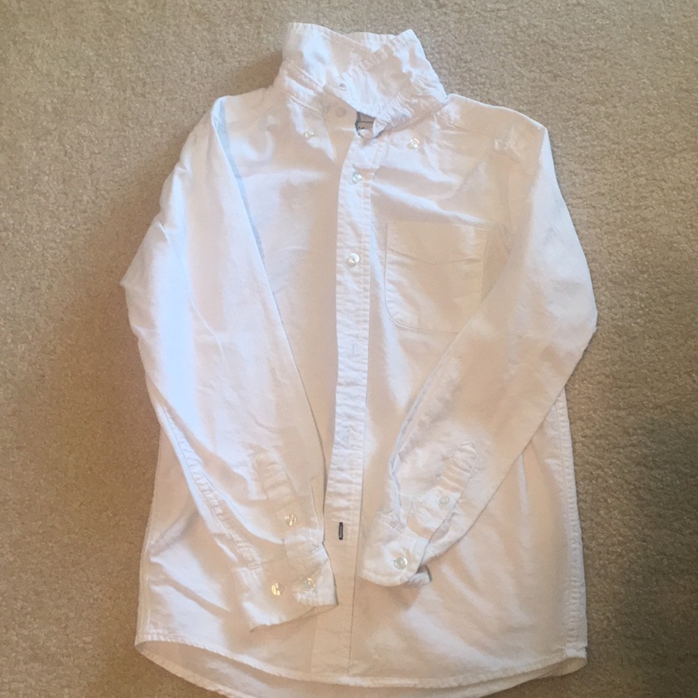 White boys button down